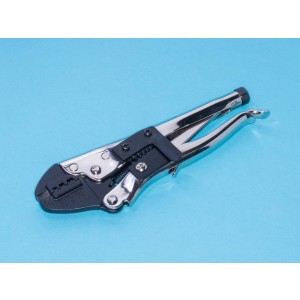 YY-78-319, Клещи для обжима неизолированных клемм на провод 10-20 AWG, с зачисткой и обрезкой