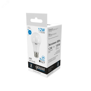 Лампа светодиодная Elementary 12Вт A60 грушевидная 6500К холод. бел. E27 1170лм 23232