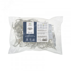 Гирлянда Айсикл (бахрома) светодиодный, 4,8 х 0,6 м, прозрачный провод, диоды ТЕПЛЫЙ БЕЛЫЙ, 176 LED 255-146