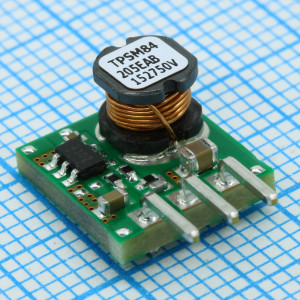 TPSM84205EAB, Преобразователь DC/DC импульсный стабилизатор (аналог линейных регуляторов КРЕН и 78xx), 7,5Вт, без гальванической развязки, вход 28В, выход 5В/1,5А, SIP3, -40…+85°С