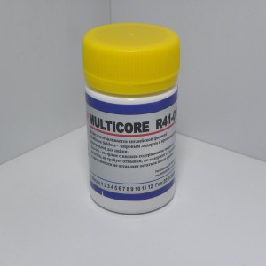 Флюс Multicore R41-01i безотмыв.(30мл), С низким содержанием твердых веществ, не требует отмывки, не содержит галогенов и практически не оставляет остатков после пайки.