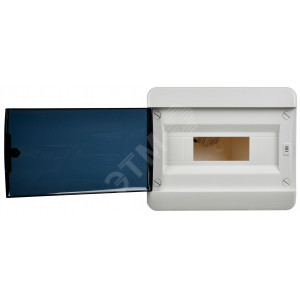 Корпус пластиковый ЩРН-П-12 IP41 черн. прозр. дверь TEKFOR TF5-KP12-N-12-41-K01-K03