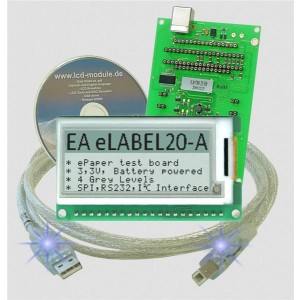 EA EVALELABEL20, Средства разработки визуального вывода 2 in. ePaper with intelligence