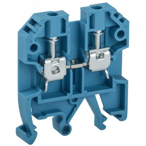 Клемма винтовая КВИ-4кв.мм синяя YZN30-004-K07