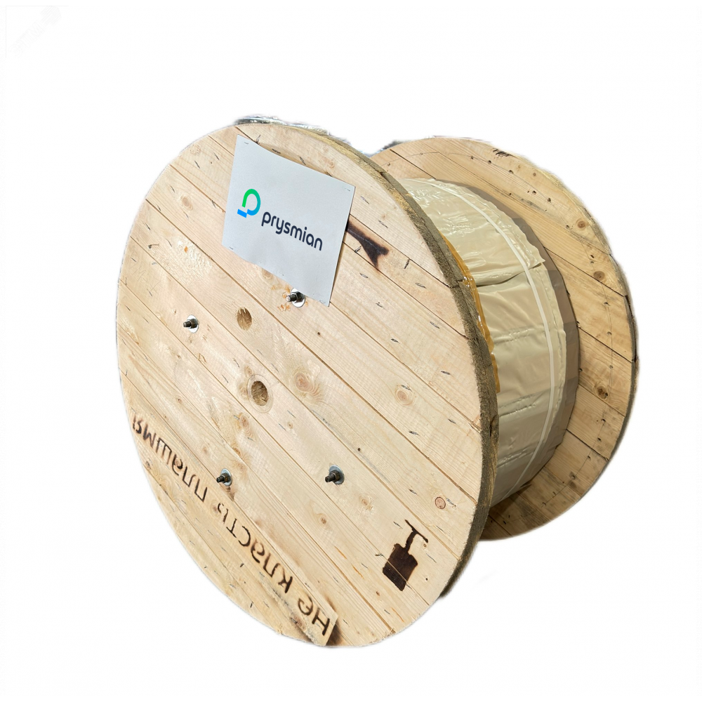 Изображение товара Провод установочный ПуГВнг(А)-LS 1х50 Желто-зеленый на барабане