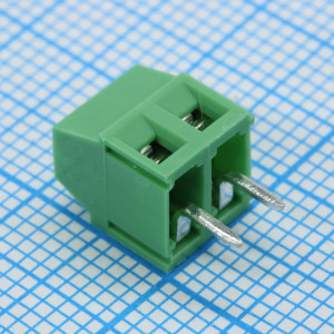 GT381-3.5-02P-14-00, Винтовой клеммный блок, 2 контакта. Серия GT381-3.5