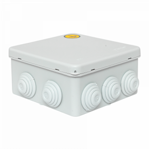 Коробка уравнивания потенциалов КУП-030-014 с крышкой наружная (100х100х50) для прямого монтажа, 10 мембр. вводов серая IP55 EKF plc-kmr-030-014-g