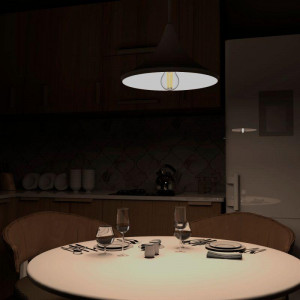 Лампа светодиодная филаментная Black Filament 22Вт A70 грушевидная 4100К нейтр. бел. E27 2100лм 102902222