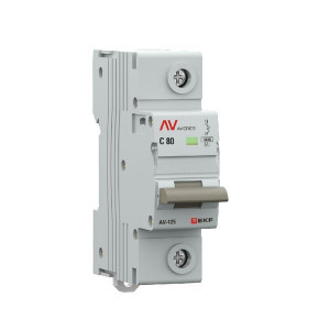 Выключатель автоматический 1п C 80А 10кА AV-125 AVERES mcb125-1-80C-av