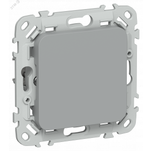 FLITE Заглушка с суппортом ЗГ-ФлС серый IEK FI-PL10-K03