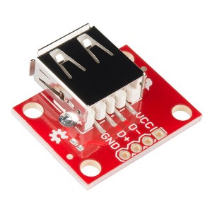 BOB-12700, Дочерние и отладочные платы SparkFun USB Type A Female Breakout