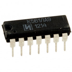 К561ЛА9, 3 трехвходовых логических элемента "И-НЕ", DIP14
