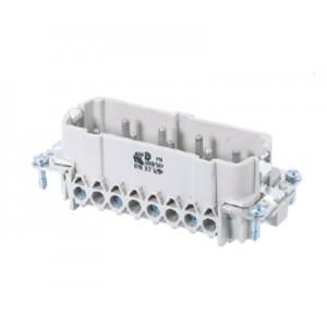 Вилочная контактная вставка 70.410.0640.0, Вилочная контактная вставка, винтовая фиксация, 6/2 полюсов +PE, типоразмер 16B, 400/690V, 16A, сечение обслуживаемых проводников 0,5-2,5 мм кв, тип покрытия контактов: олово,