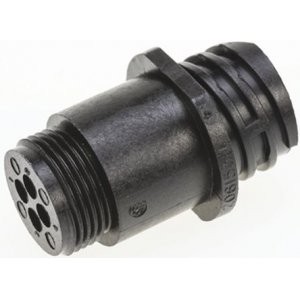 206153-1, Корпус цилиндрического разъема 4х конт. на кабель