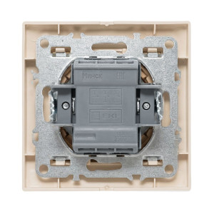 Минск Кнопка нажимная СП, 10А, бежевая ERV10-028-20