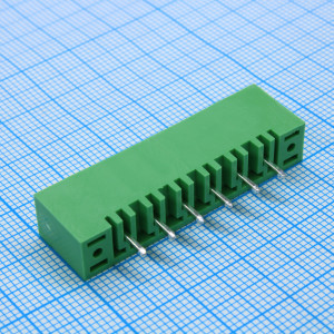 2EDGVM-5.08-06P-14-00A(H), Разъемный клеммный блок на плату, 6 контактов. Серия 2EDGVM-5.08