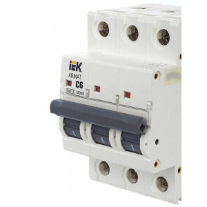 Выключатель автоматический модульный 3п C 6А M06N ARMAT IEK AR-M06N-3-C006