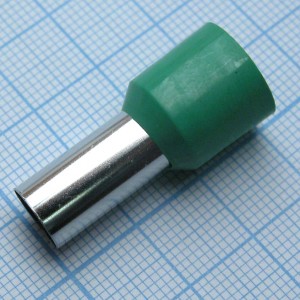 HE 35-16  Green, наконечник кабельный торцевой трубчатый с изоляцией, L=30/16мм, сеч. пров. 35мм2