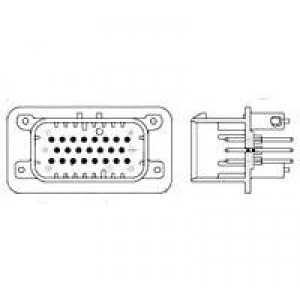 776200-1, Автомобильные разъемы HDR ASSY 23 POS.VERT BLK