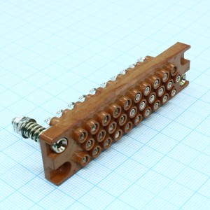 РП10-30 Л розетка, Соединитель  низкочастотный, прямоугольный, внутреннего монтажа