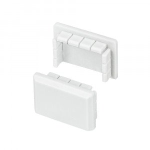 Заглушка дополняющая для PLS-LOCK под экран G-K 019216, Дополняющая заглушка пластиковая под квадратный экран G-K, при установке на профиль PLS-LOCK-H25. Закрывает только экран.