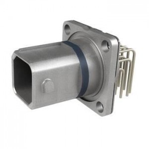 QFC5RN1N22PTBN, Круговой мил / технические характеристики соединителя QUICKFUSIO RECEPTACLE BOX MOUNT WITH PIN NON-ENVIRONMENTAL 22#23 INSERT WITH TIN FINISH RIGHT ANGLE PC TAIL CONTACTS