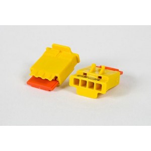 54550400, Автомобильные разъемы 4W FEMALE HOUSING YELLOW 2.8MM TERM SZ