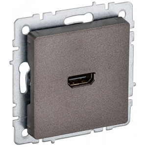 BRITE Розетка HDMI РHDMI-0-БрТБ темная бронза BR-H10-K45
