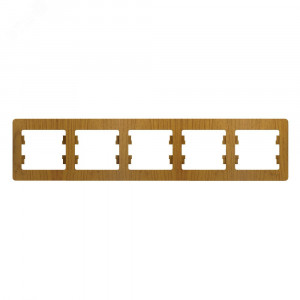 Рамка 5-м Glossa горизонт. дер. дуб SE GSL000505