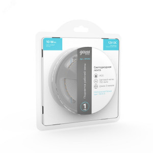 Лента Basic LED 2835/120 12V 10W/m 700lm/m 4000K 8mm IP20 5m 1/100 BT040