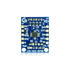 I2C-ACC-8700, Акселерометры 3-axis linear accel and magnetometer