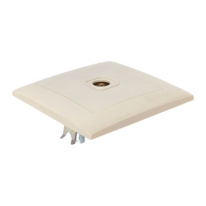 Валенсия розетка телевизионная 1-местная 75Ом 5-862МГц кремовая EKF PROxima