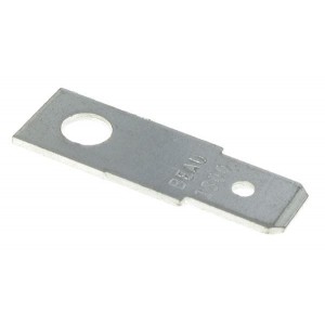 38002-0299, Комплектующие для клеммных колодок .250 SGL TAB 1 HOLE FLAT TIN PLTD