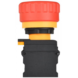 Кнопка Грибок поворот. с фикс. 1NO+1NC красная MASTER MI-BG60-11ZS-3-23-K04