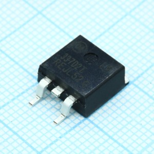 LM337D2TG, Регулируемый стабилизатор с низким падением напряжения отрицательной полярности, 1.2 В/37 В, 1.5 А