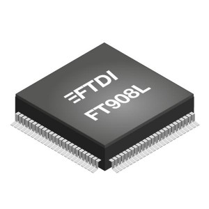 FT908L-C-T, 32-битные микроконтроллеры 32 Bit MCU Rev C USB H-Speed Gen IO