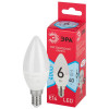 Лампочка светодиодная RED LINE LED B35-6W-840-E14 R E14 / Е14 6 Вт свеча нейтральный белый свет Б0051057