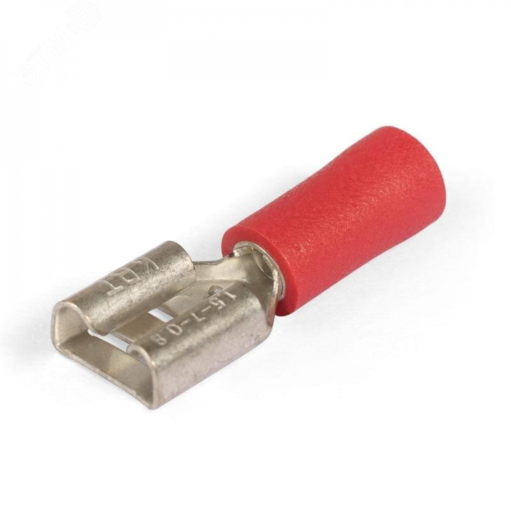 Изображение товара Разъем кабельный плоский изолированный -мама ВРПИ-М 1.5-(6.3) серия ПРОФИ