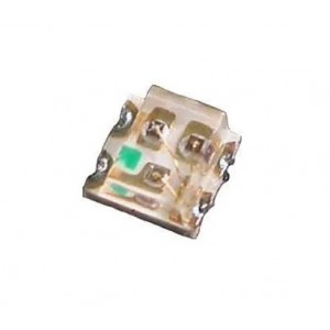 APTF1616SEEZGQBDC, Standard LEDs - SMD RGB 621/525/470nm 400/180/100 mcd