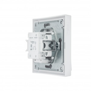 Выключатель 2-кл. ArtGallery (сх. 5а) 10AX с подсветкой механизм бел. SE GAL000153