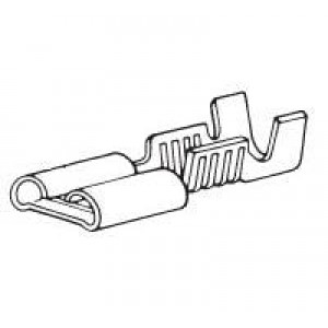 61399-1 (Cut Strip), Клеммы FASTON RECEPTACLE Cut Strip of 100
