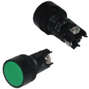 LXA2 (3SA5)-EA135 N/O  N/C, Кнопочный переключатель серии 3SA5 с потайным толкателем без фиксации на замыкание и на размыкание, NO,NC, 240В, 3А