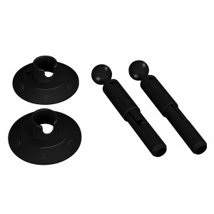 Крепление MOONLIGHT-ROUND-D13-S-KIT Black 043831, Комплект крепления для натяжения герметичной ленты MOONLIGHT D13 со стальным тросом. Цвет чёрный.