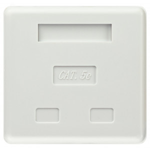 Розетка компьютерная 2-м RJ45 кат.5E неэкранир. Б0056902