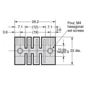 E69-C10B, Кодеры 10MM SHAFT COUP LING-E6F