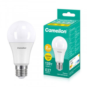 Лампа светодиодная LED13-A60/830/E27 13Вт грушевидная матовая 3000К тепл. бел. E27 1075лм 170-265В 12045