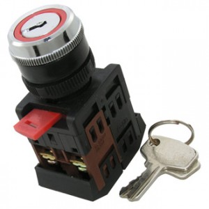 3SA12-22E-11Y/21, Ключ-переключатель серии 3SA12 на 2 положения, NO+NC, 600В, 10А