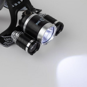Фонарь аккумуляторный налобный GA-809 5Вт 3SMD CREE High Power Headlamp алюм. Б0056111