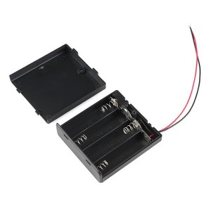 PRT-12083, Принадлежности SparkFun Battery Holder 4xAA with Cover and Switch