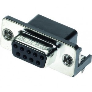 09644137802, Стандартные соединители D-Sub  37 WAY RA FEM FERRITE BLNUT4